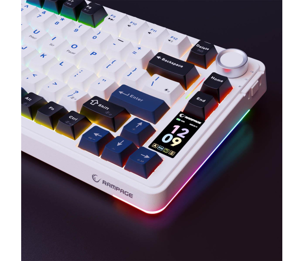 RAMPAGE Quell Pro mechaniczna Ekran, Gasket, Hot-Swap 2,4G + BT QUELLPRO-WHITE - 1370735 - zdjęcie 11